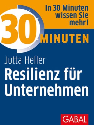 cover image of 30 Minuten Resilienz für Unternehmen